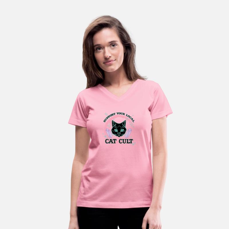 Support Your Local Cat Cult - Pink Pastel Goth