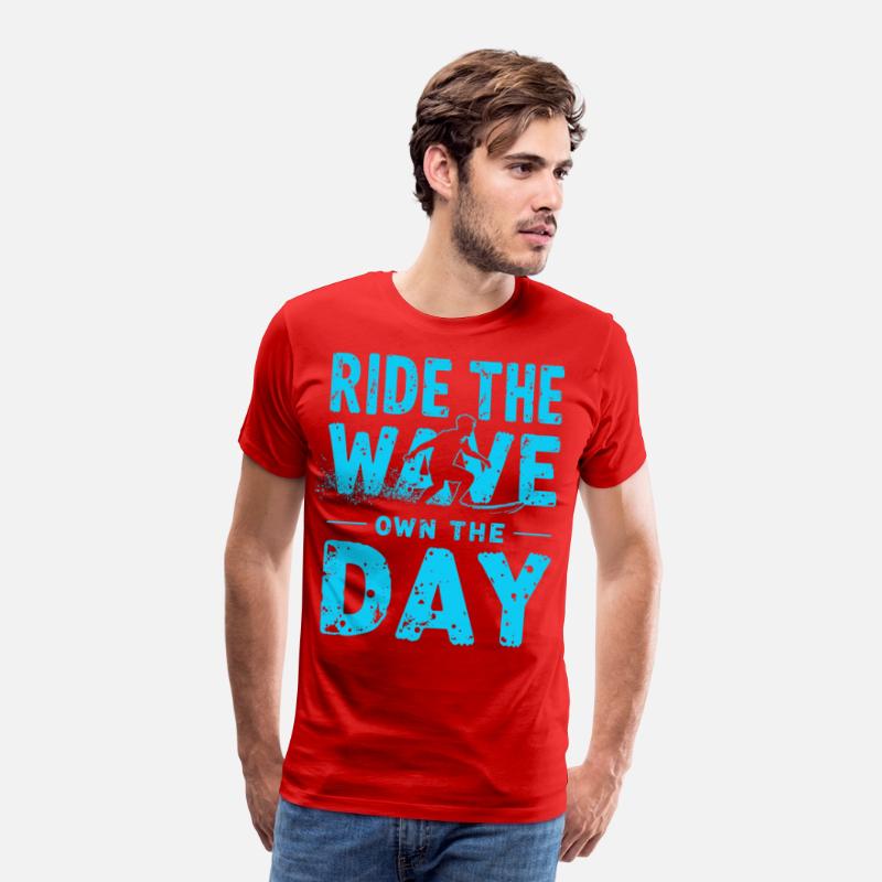 Surfer Ride the Wave – Own the Day Saying