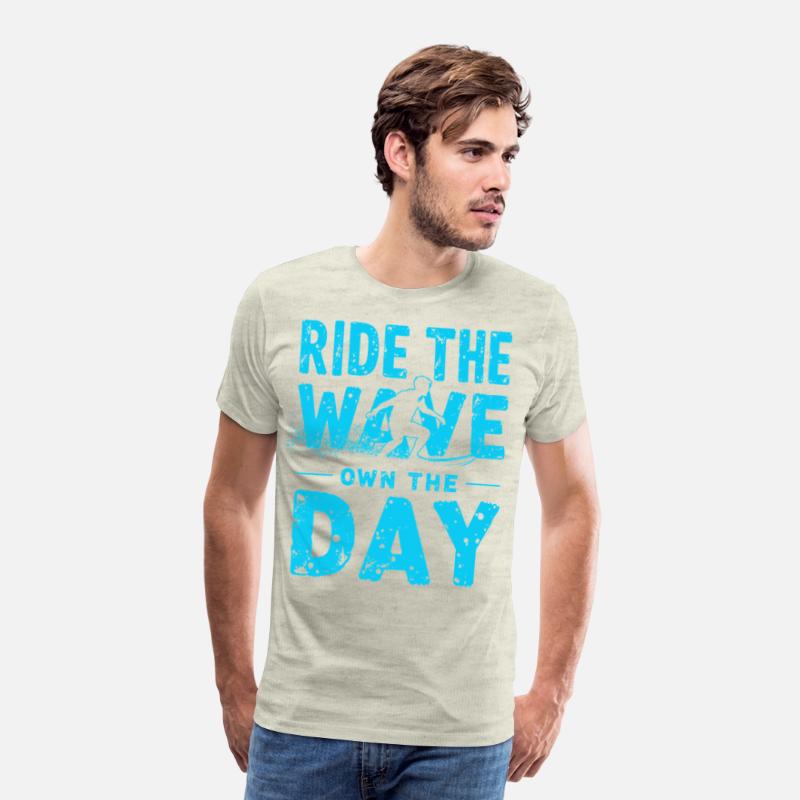 Surfer Ride the Wave – Own the Day Saying