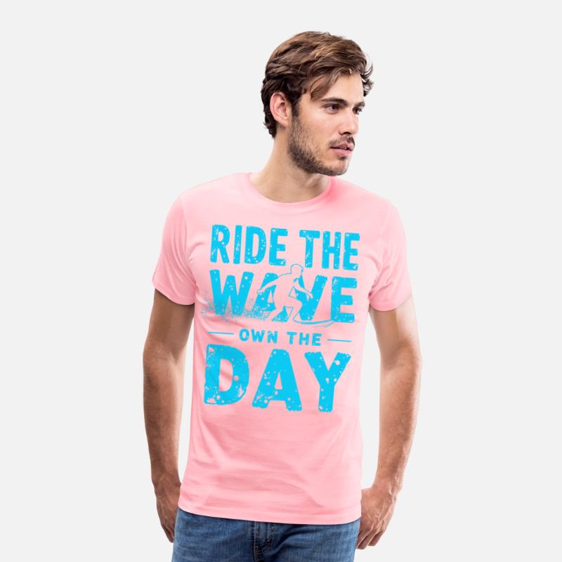 Surfer Ride the Wave – Own the Day Saying