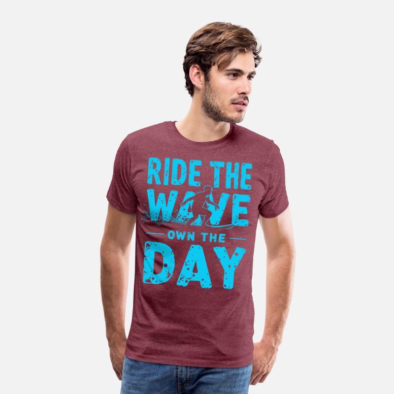 Surfer Ride the Wave – Own the Day Saying
