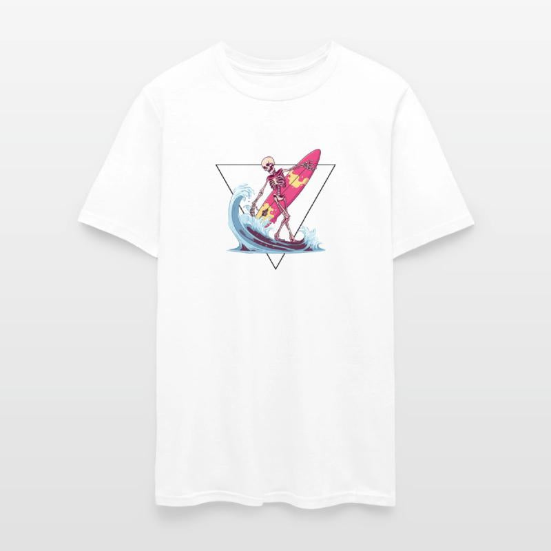 Surfer Skeleton Beach Summer Vibes