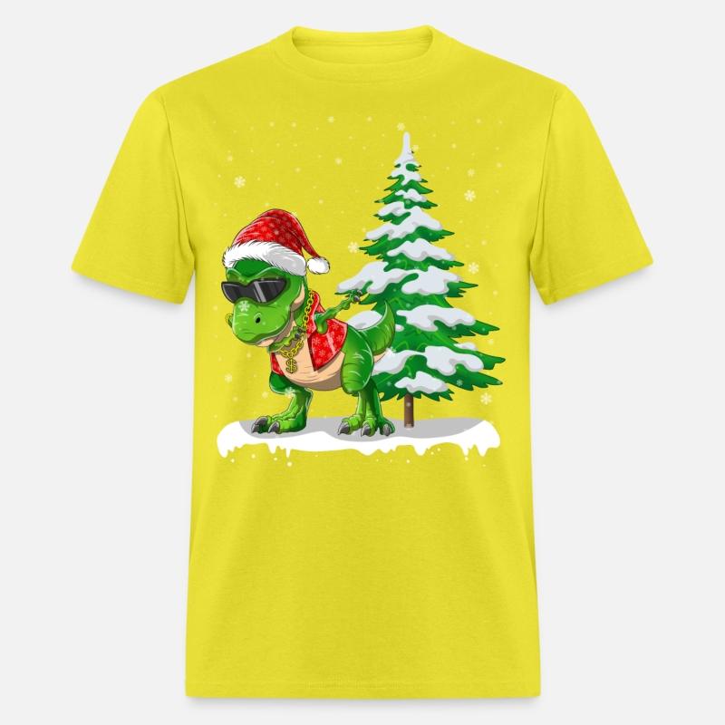 T-Rex Dabbing Dinosaur Rapper Hip Hop Christmas