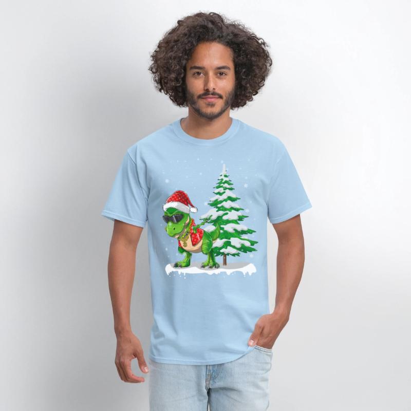 T-Rex Dabbing Dinosaur Rapper Hip Hop Christmas