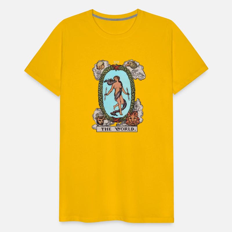 Tarot Card The World Recolorized Tarot