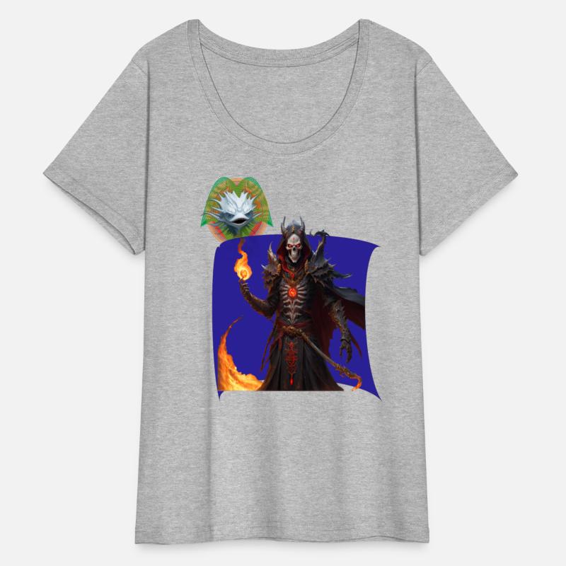 The powerful wizard with the glowing skull