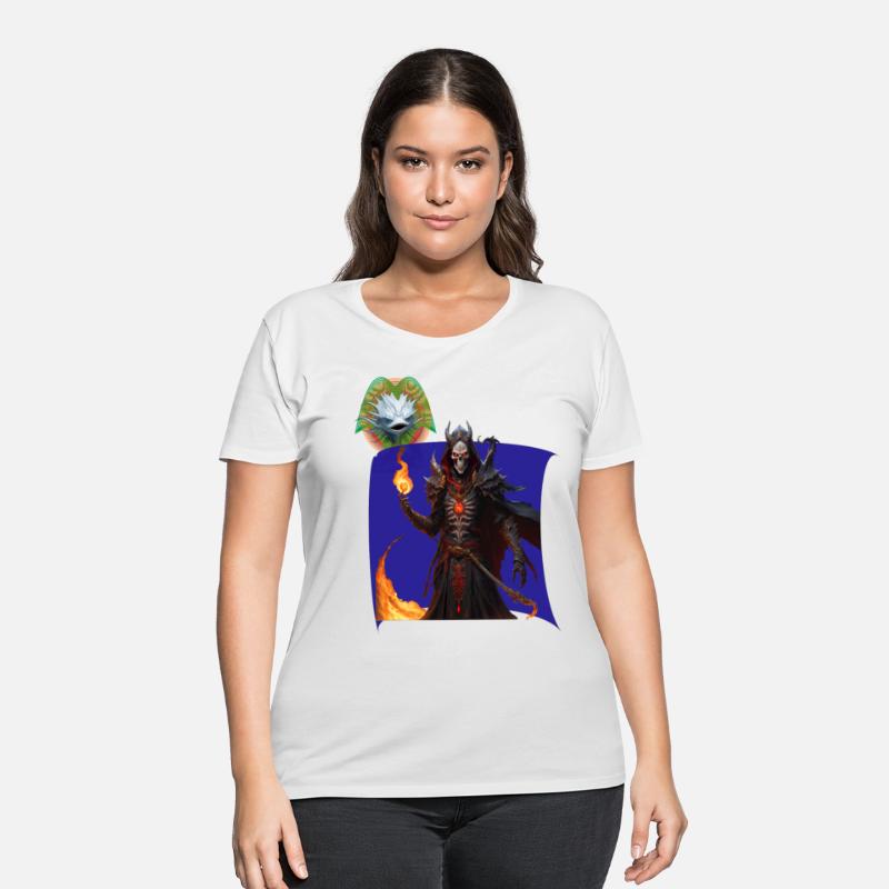 The powerful wizard with the glowing skull