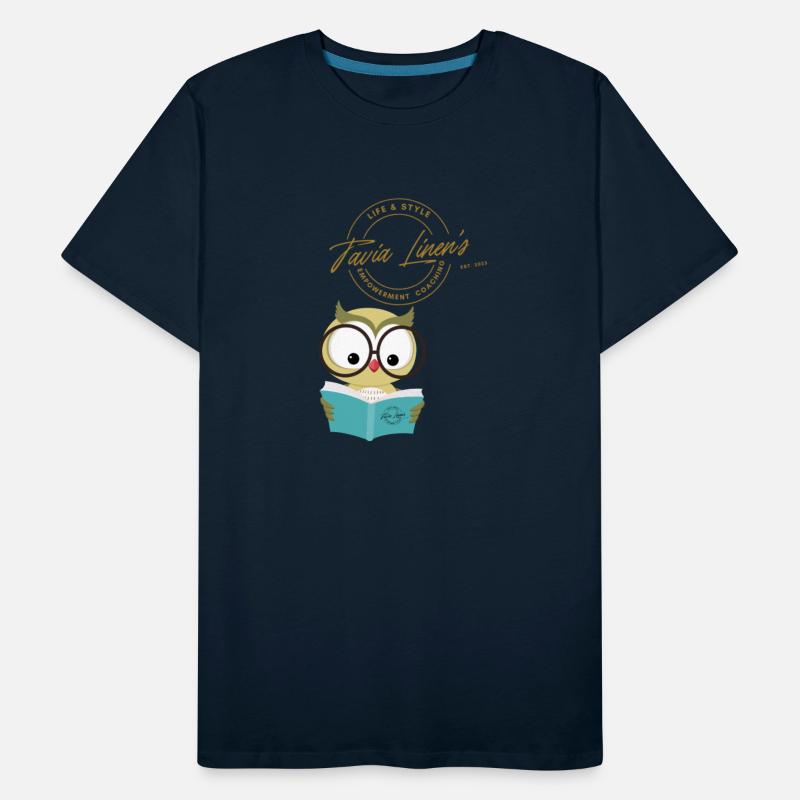 The Wise Coaching Owl T-Shirt by Tavia Linen