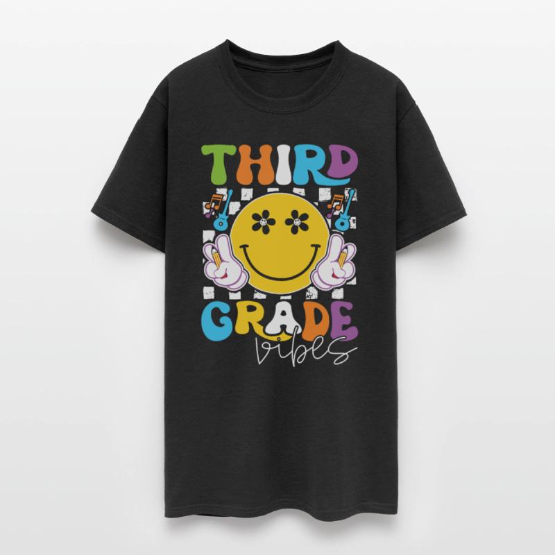 Third Grade Vibes Back To School Teacher T shirt