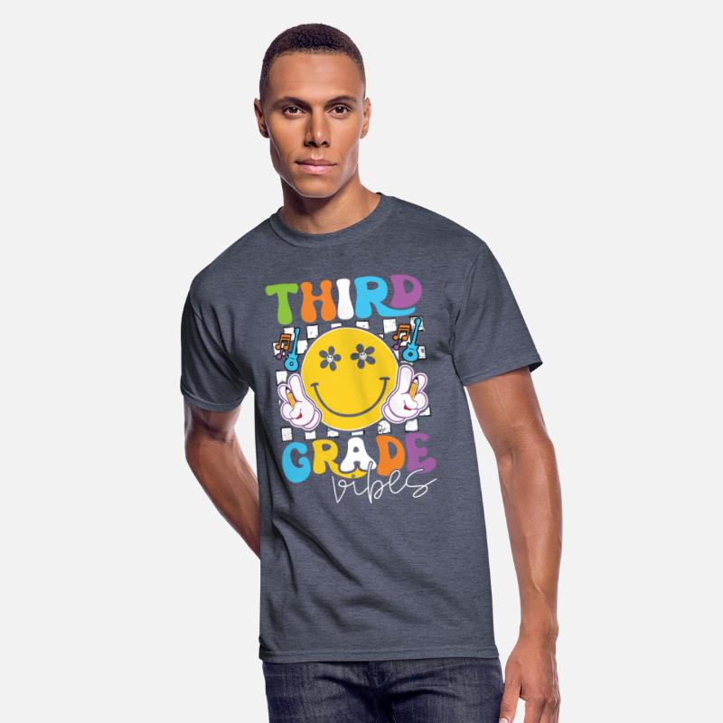 Third Grade Vibes Back To School Teacher T shirt