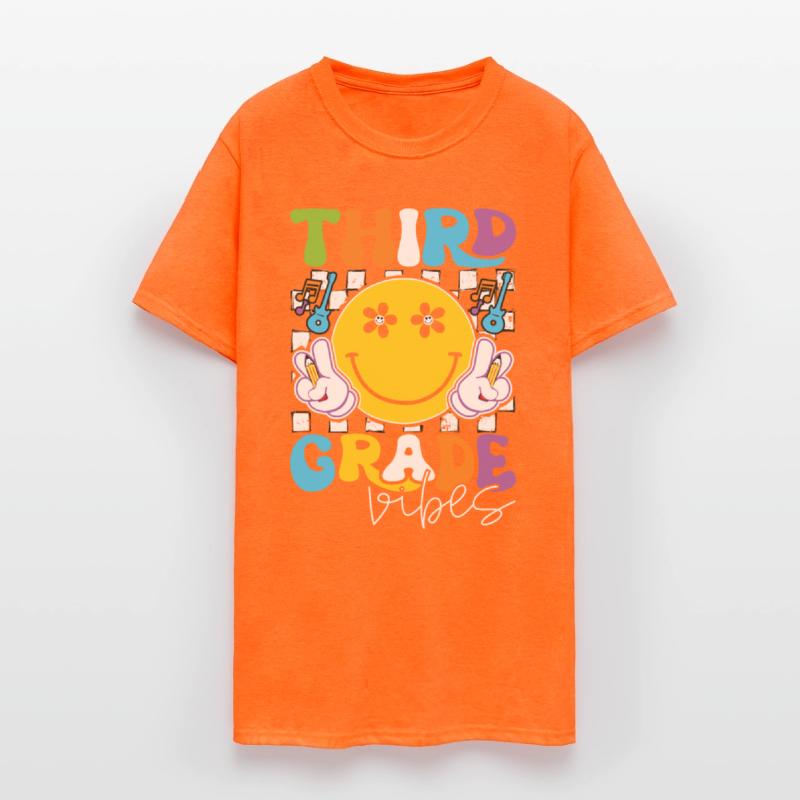 Third Grade Vibes Back To School Teacher T shirt