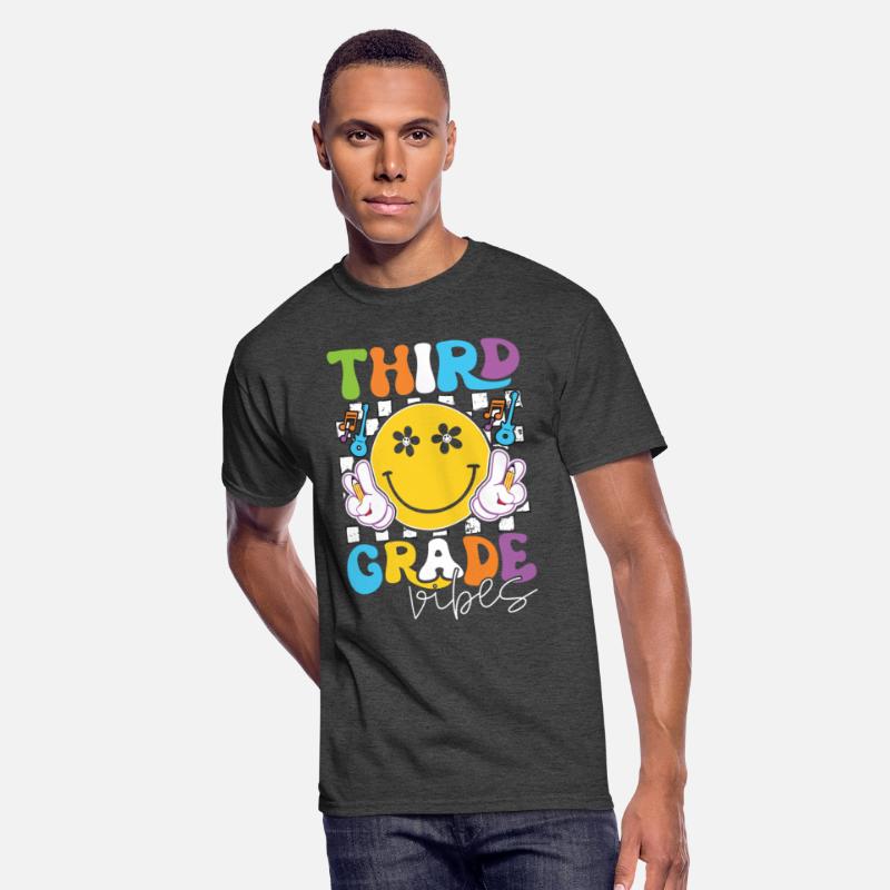 Third Grade Vibes Back To School Teacher T shirt