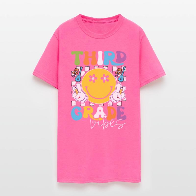 Third Grade Vibes Back To School Teacher T shirt