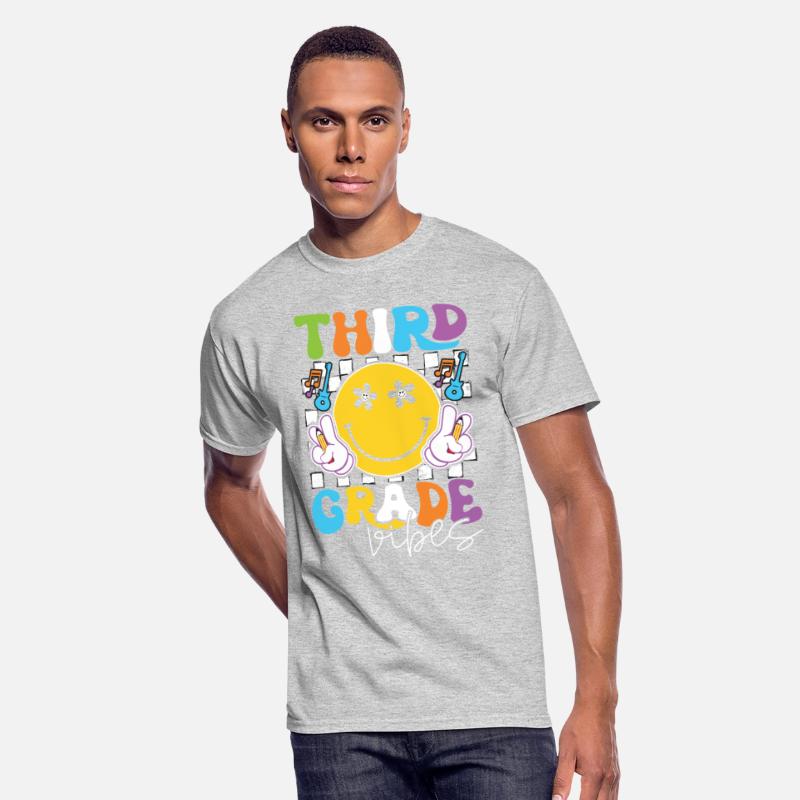 Third Grade Vibes Back To School Teacher T shirt