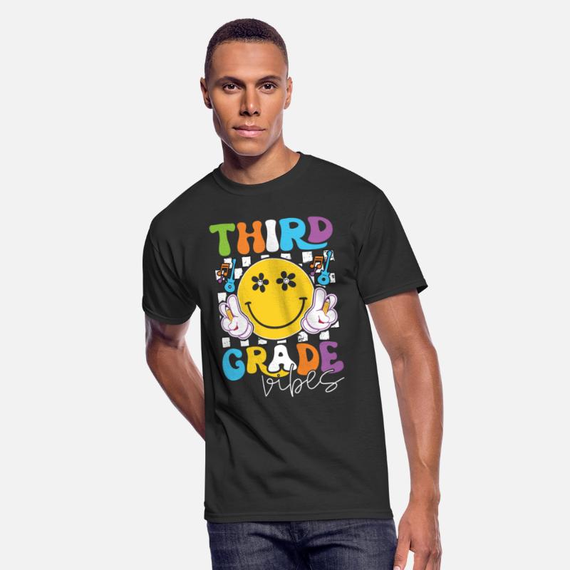 Third Grade Vibes Back To School Teacher T shirt
