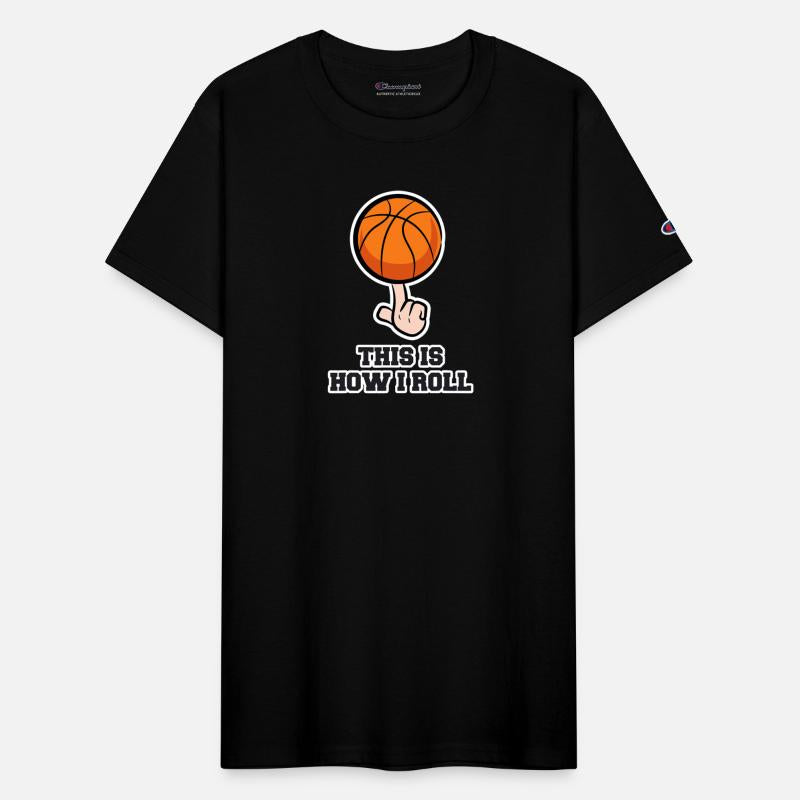This is how I roll Basketball T Shirt