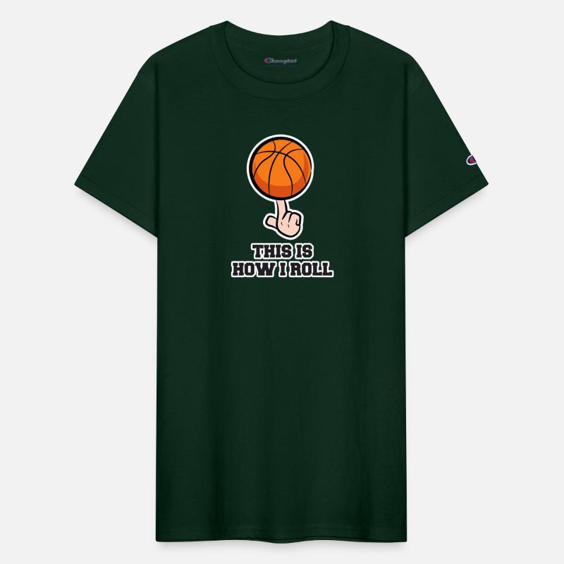 This is how I roll Basketball T Shirt
