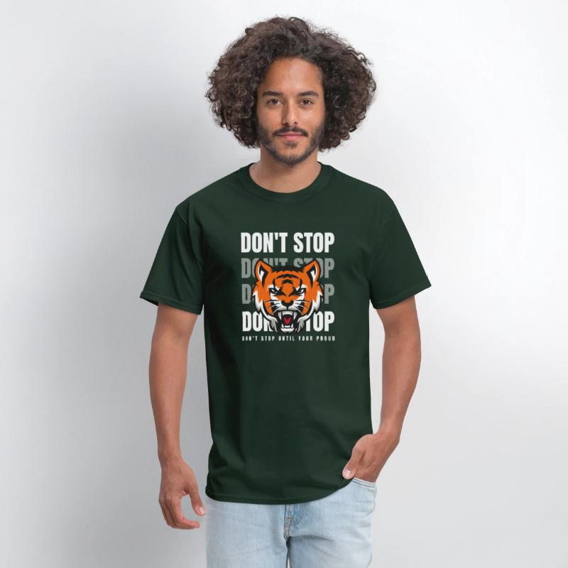 Tiger Black White and Orange - Don t Stop