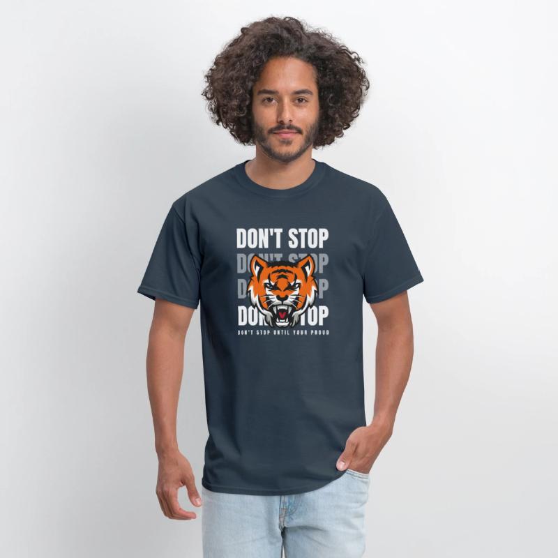 Tiger Black White and Orange - Don t Stop