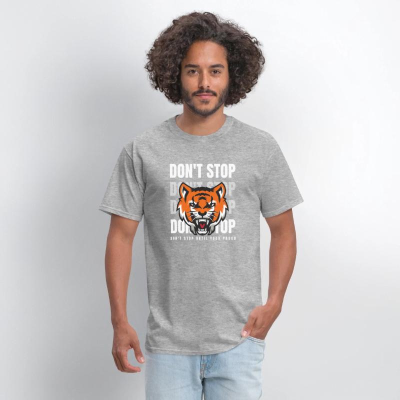 Tiger Black White and Orange - Don t Stop