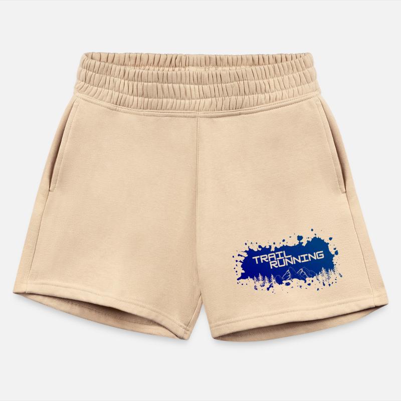 Trail running mountains and forest.