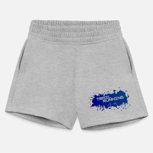 Trail running mountains and forest.