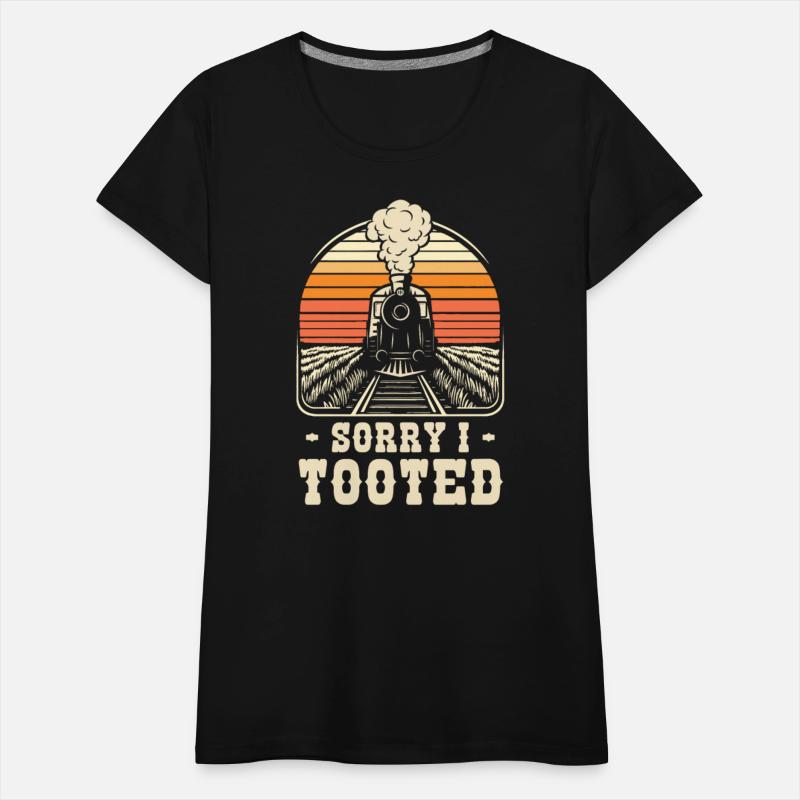 Trains Sorry I Tooted Vintage