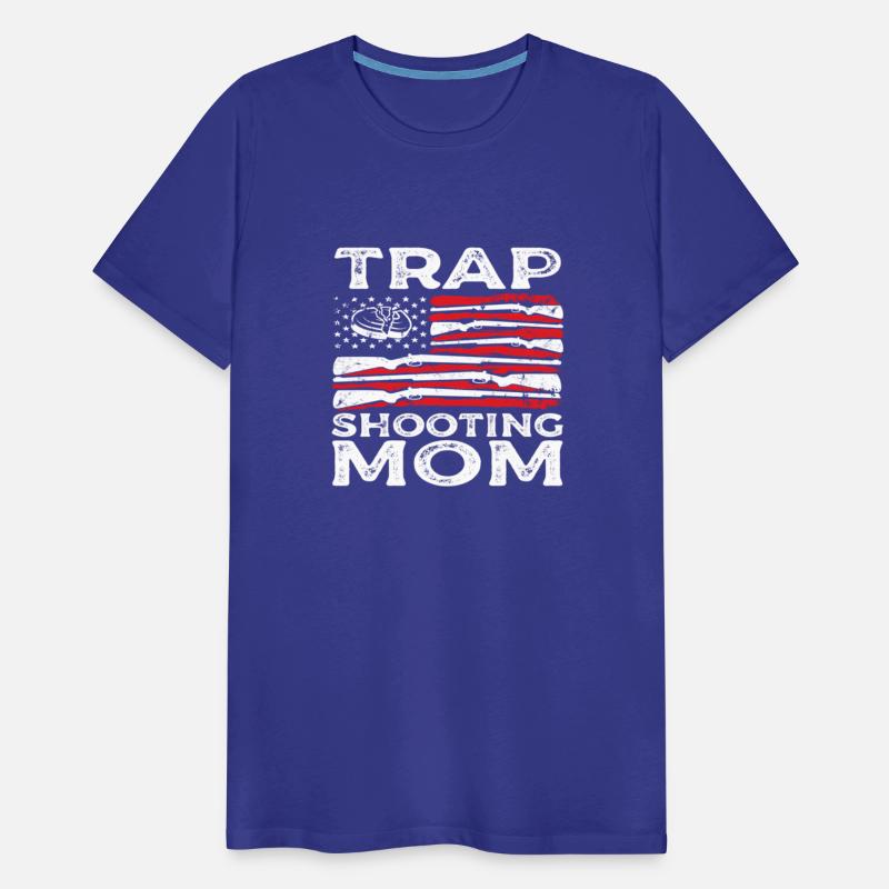 Trap Shooting Mom Gun Rights American Flag
