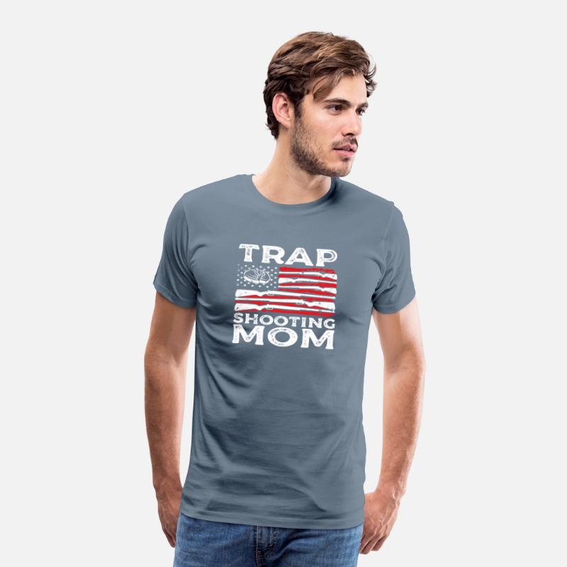 Trap Shooting Mom Gun Rights American Flag