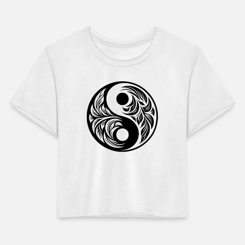 Tree Leaves Of Life Yin Yang Geometry Style