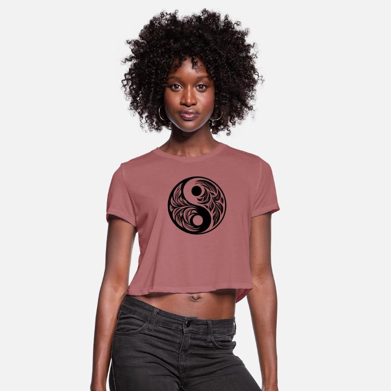 Tree Leaves Of Life Yin Yang Geometry Style