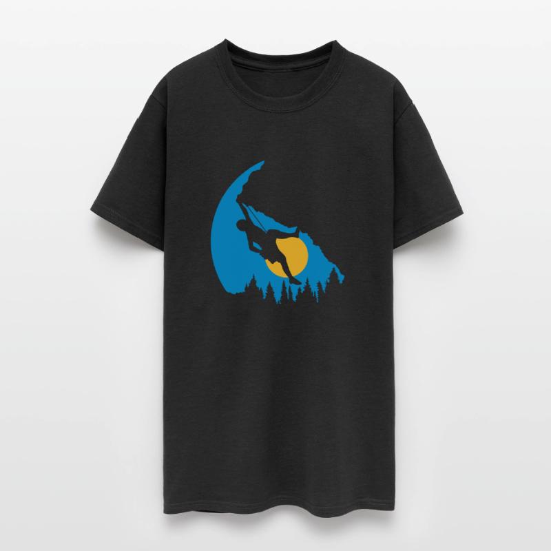 trees sun climbing silhouette