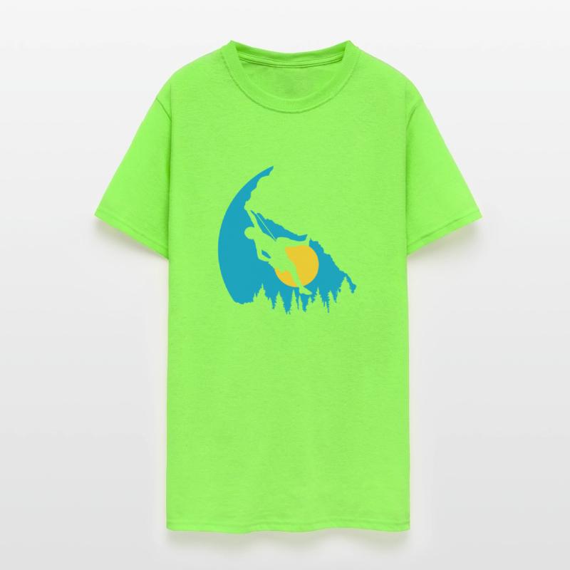 trees sun climbing silhouette