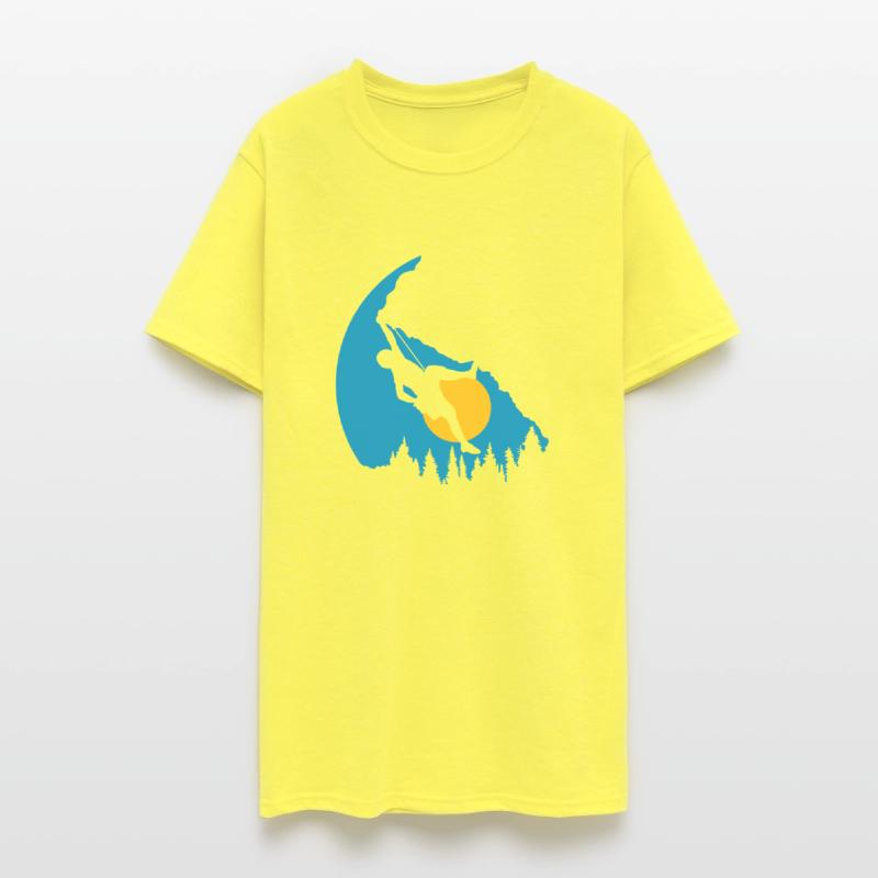 trees sun climbing silhouette