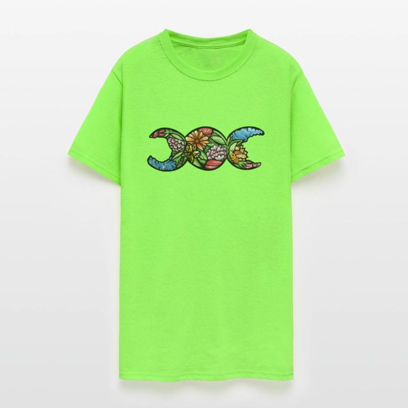 Triple Moon Symbol Garden Green Witch