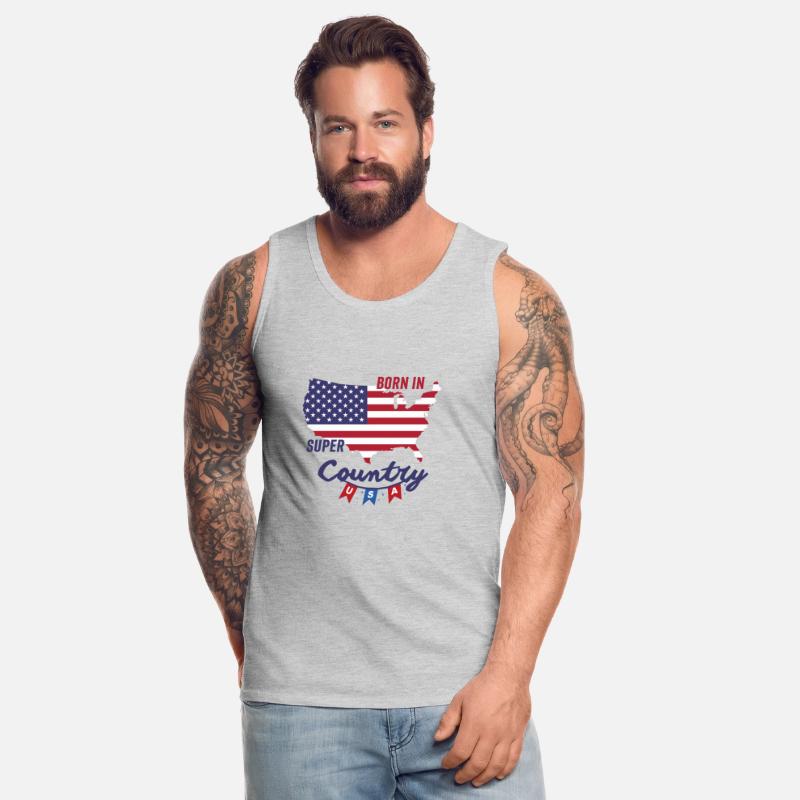 Tshirt 4th July America Born In Super Country