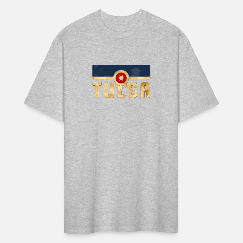 Tulsa Oklahoma Flag With Tulsa Typography