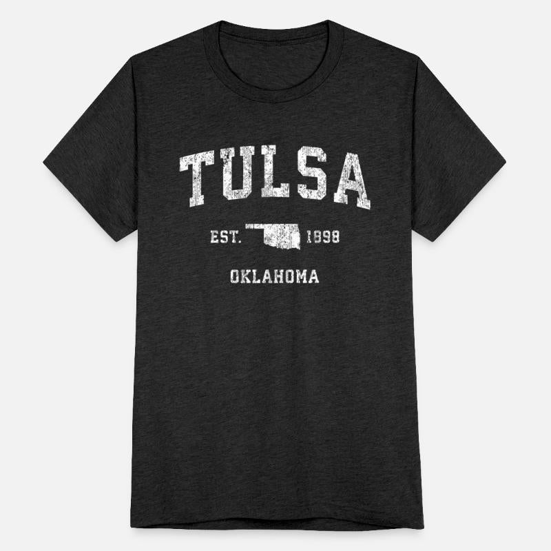 Tulsa Oklahoma Ok Vintage Athletic Sports Design
