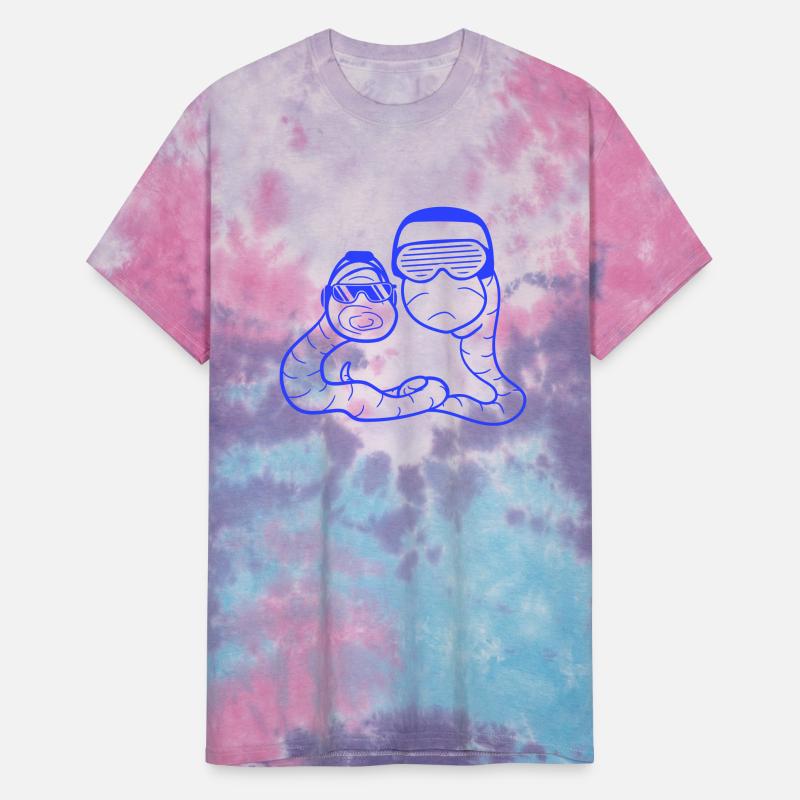 Two Cool DJ Worms Party Fun Team Friends Duo Crew