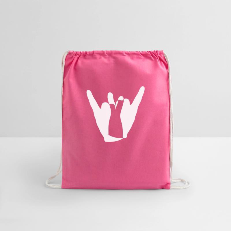 Two heavy metal hard rock horn finger hand gesture