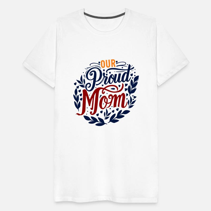 typography T-Shirt Design, our proud mom