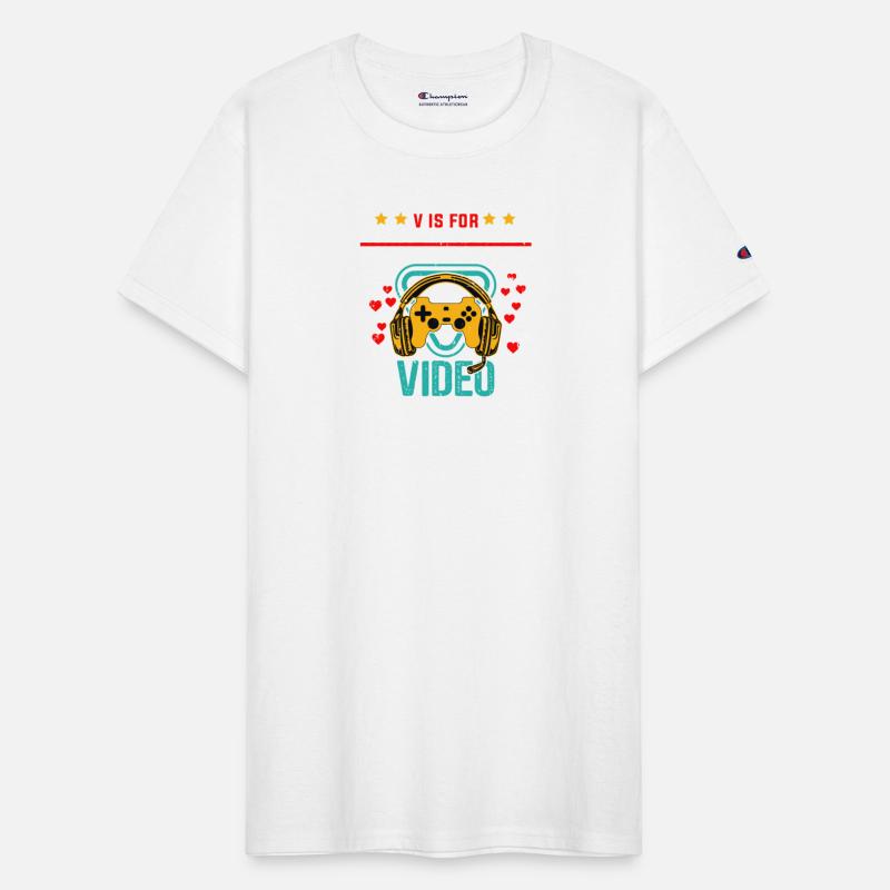 V is for Video Gamer aesthetic