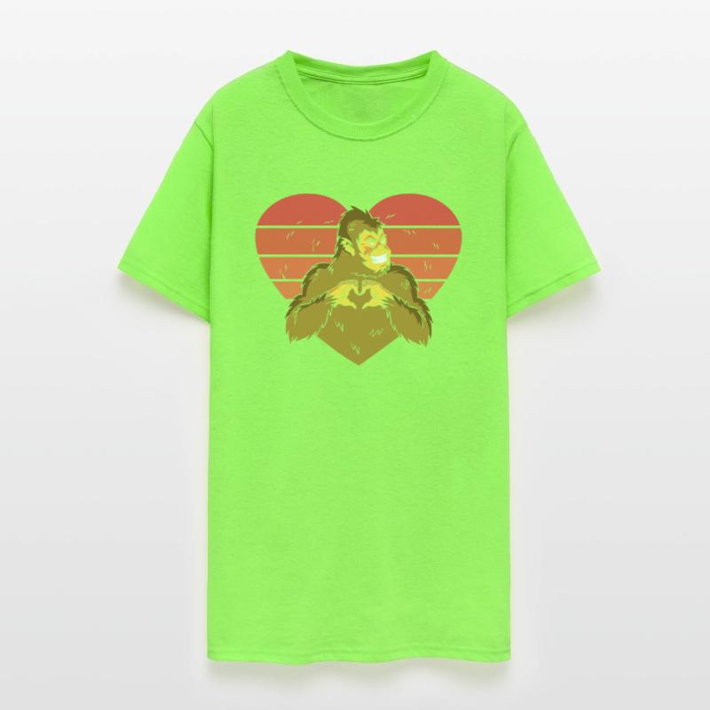 Valentines Day Hearts Day Cupid Bigfoot Believer