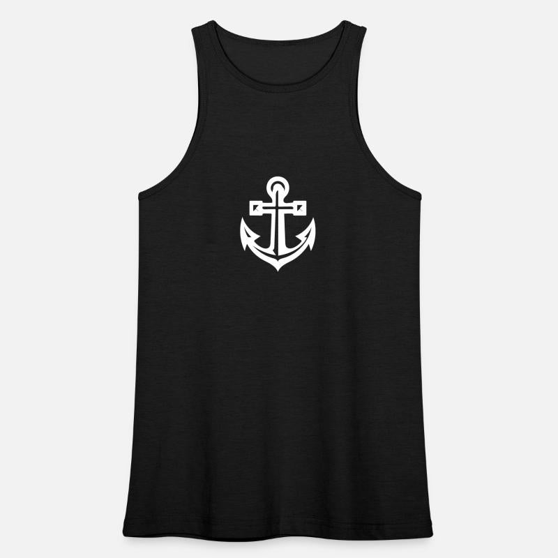 Very Old Anchor In Tattoo Style