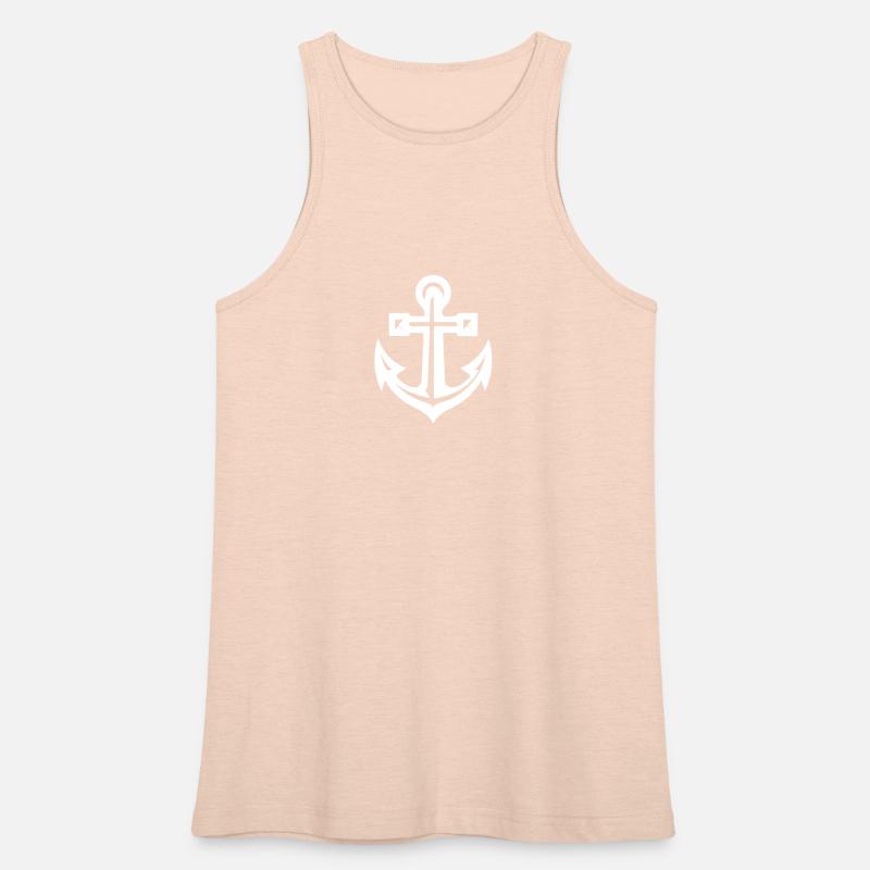 Very Old Anchor In Tattoo Style