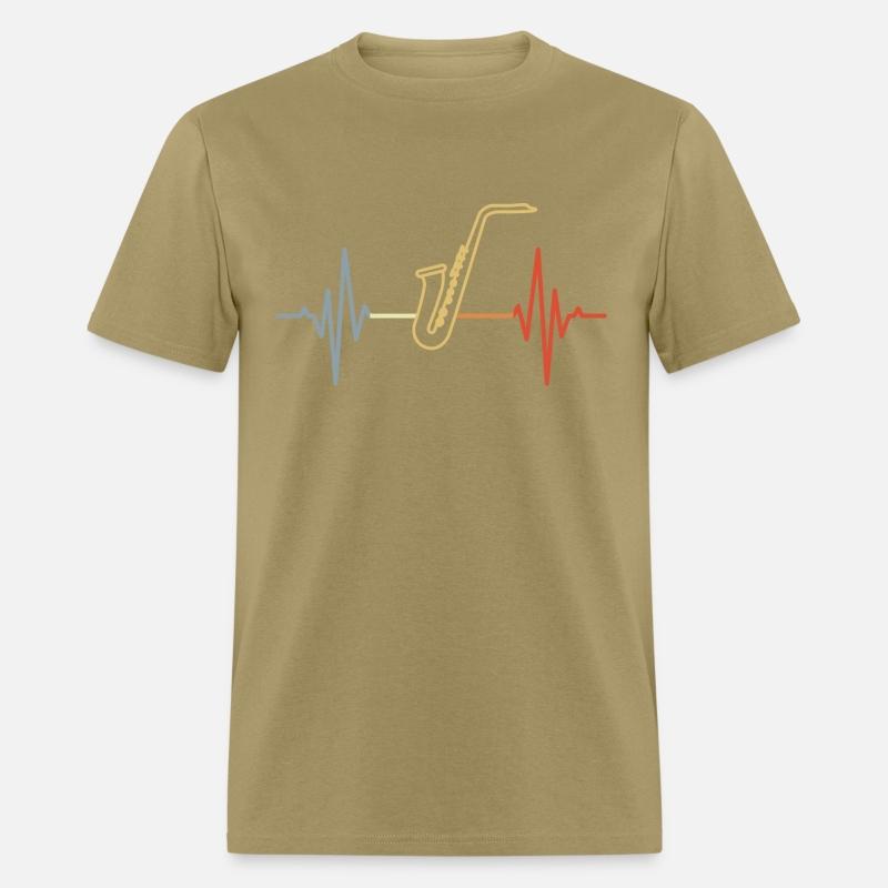 Vintage Saxophone Pulse Line