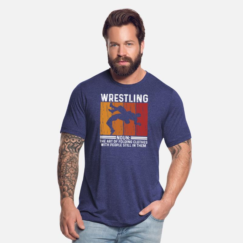 Vintage Wrestling Saying Show Fight Athlete