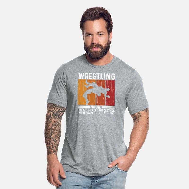 Vintage Wrestling Saying Show Fight Athlete