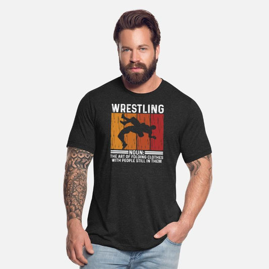 Vintage Wrestling Saying Show Fight Athlete