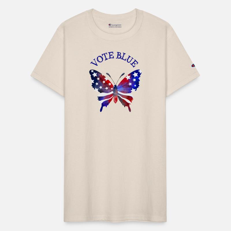 VOTE BLUE butterfly Political Vote Blue